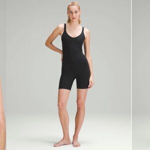 Lululemon Align Bodysuit 6" Black size 12